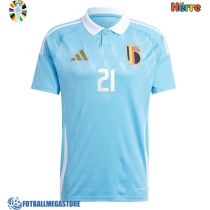 Fotballdrakt Herre Belgia Timothy Castagne #21 Bortedrakt EM 2024 Kortermet